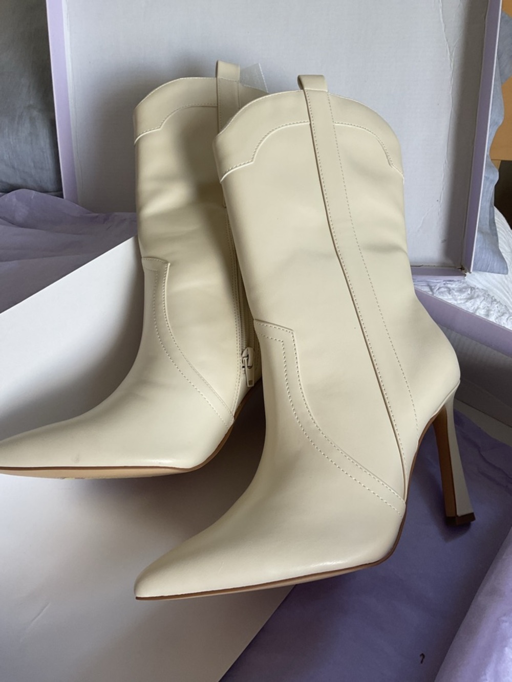 NWT Madden Girl Western Cowboy Heeled Boots